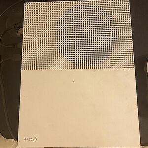 XBOX ONE S.  (1 year and a half old)